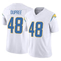 LA.Chargers #48 Bud Dupree Player White Limited Vapor F.U.S.E. Home Game Odoa Stitched Jerseys