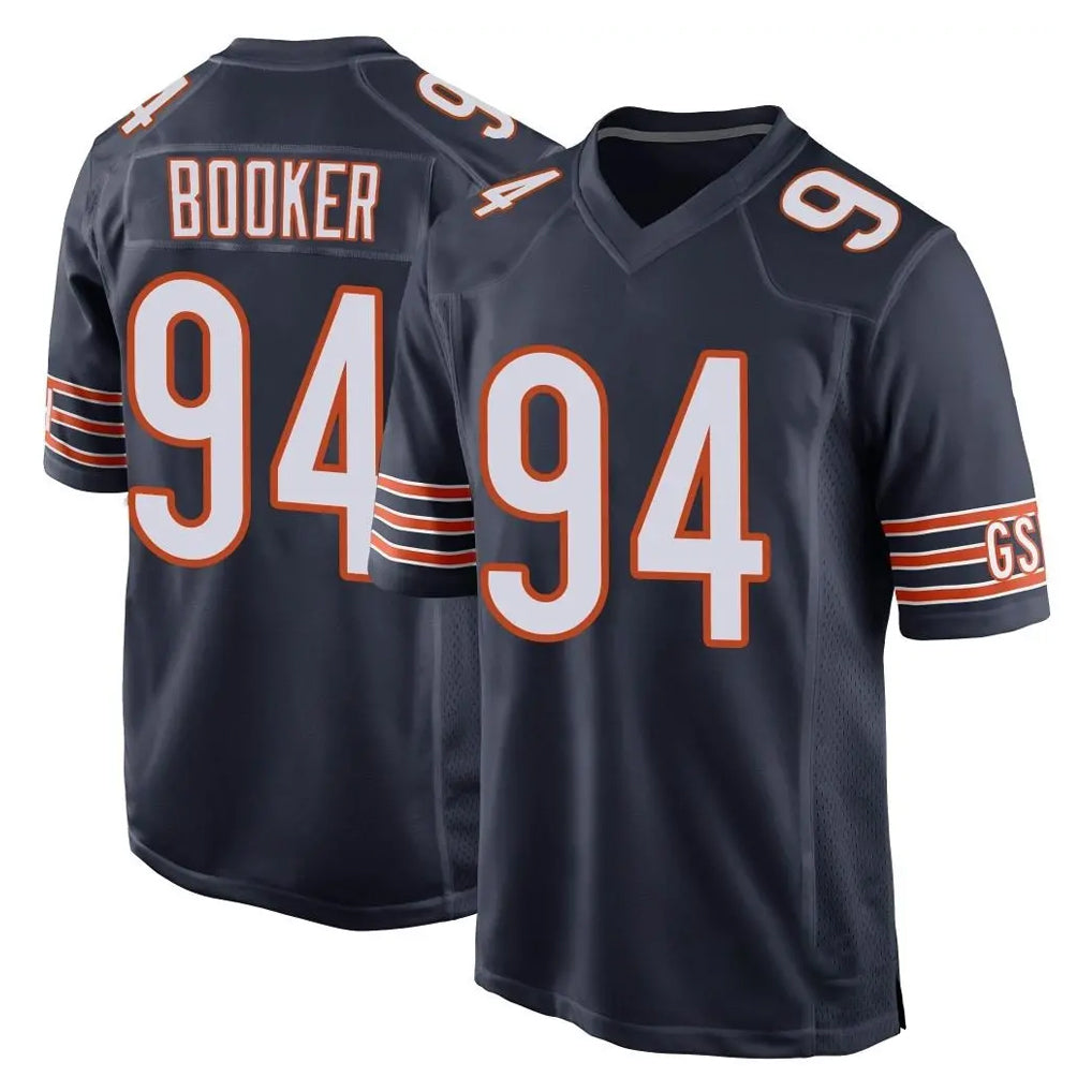 C.Bears #94 Austin Booker Player Navy Home Game Odoa Stitched Jerseys