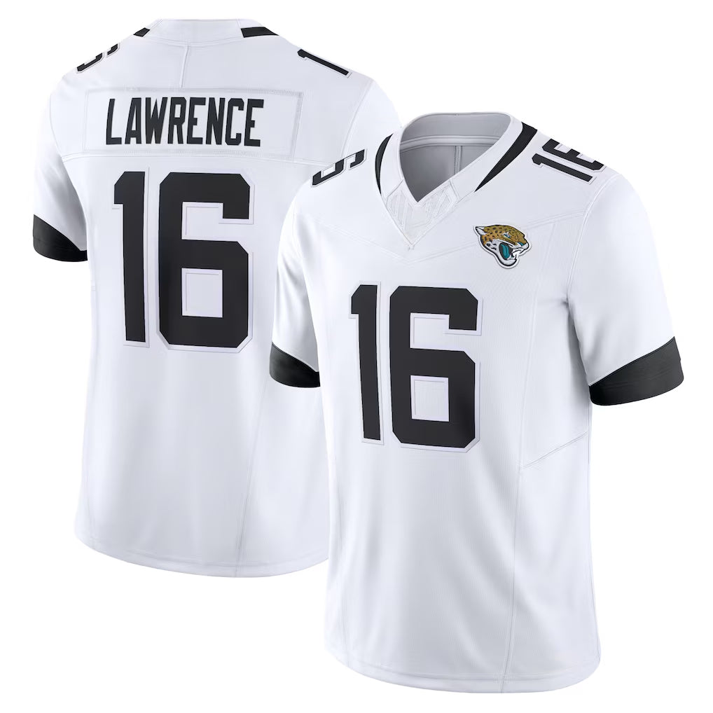 J.Jaguars #16 Trevor Lawrence Player White Vapor F.U.S.E. Limited Home Game Odoa Stitched Jerseys