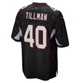 A.Cardinals #40 Pat Tillman Player Black Alternate Game Odoa Stitched Jerseys