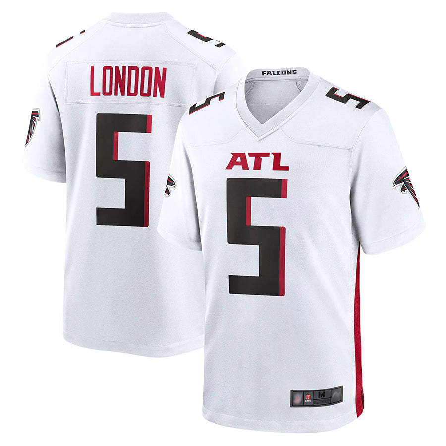 A.Falcons #5 Drake London Player White Game Odoa Stitched Jerseys