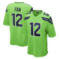 S.Seahawks #12 12th Fan Player Green Home Game Odoa Stitched Jerseys