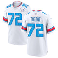H.Texans #72 Tommy Togiai Player Whtie 2026 Rivalries Vapor Home Game Odoa Stitched jerseys
