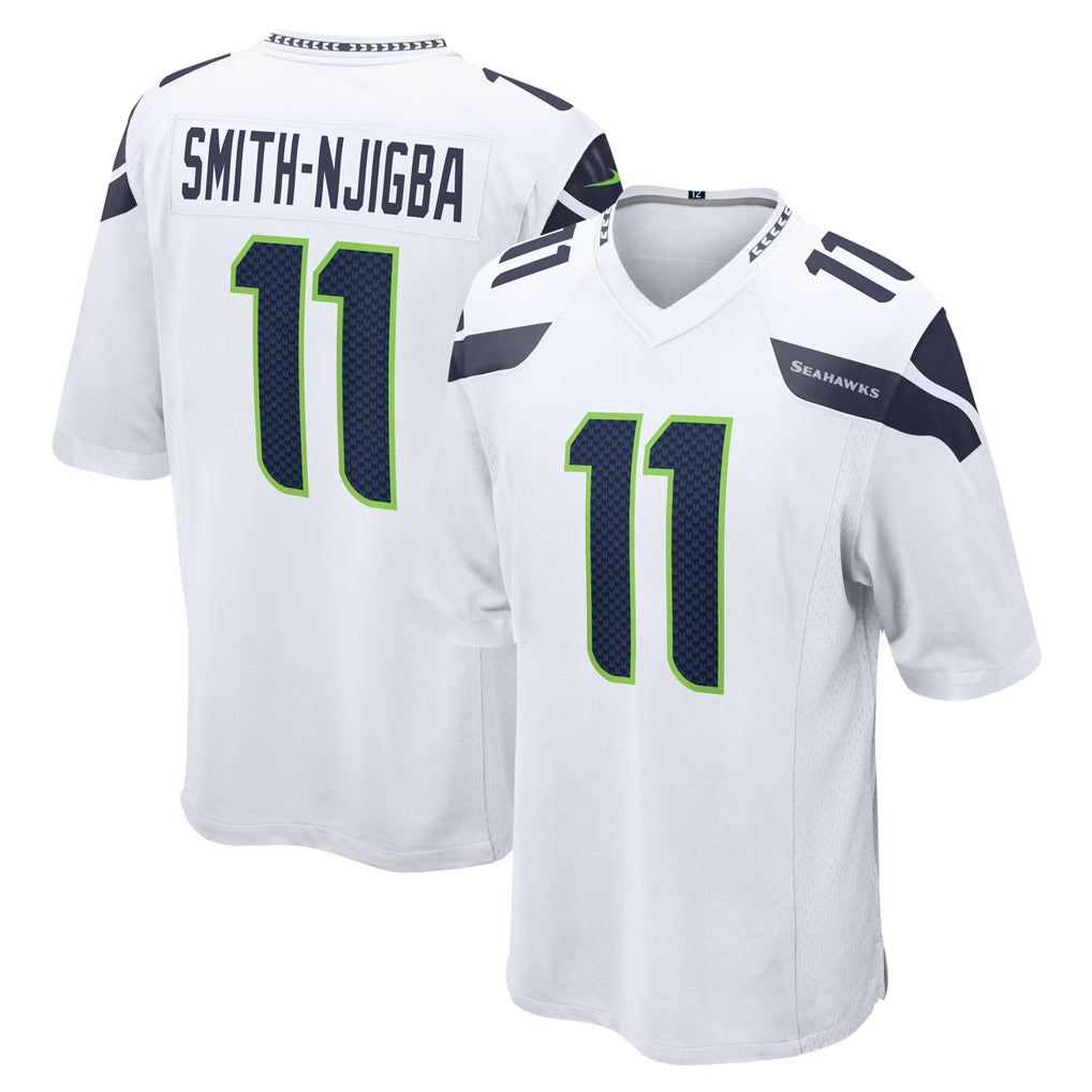 S.Seahawks #11 Jaxon Smith-Njigba Player White Home Game Odoa Stitched Jerseys