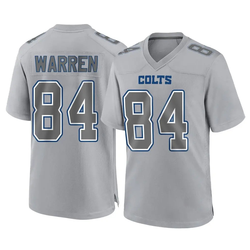 IN.Colts #84 Tyler Warren Player Gray Atmosphere Fashion Home Game Odoa Stitched Jerseys