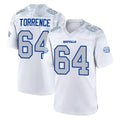 B.Bills #64 O'Cyrus Torrence Player White Rivalries Collection Game Odoa Stitched Jerseys