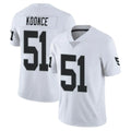 LV.Raiders #51 Malcolm Koonce Player White Limited Vapor Untouchable Home Game Odoa Stitched Jerseys
