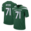 NY.Jets #71 Josh Myers Player Green Home Game Odoa Stitched Jerseys