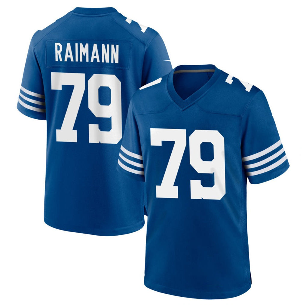 IN.Colts #79 Bernhard Raimann Player Royal Limited Home Game Odoa Stitched Jerseys