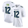 S.Seahawks #12 12th Fan Player White Tundra Fashion Home Game Odoa Stitched Jerseys