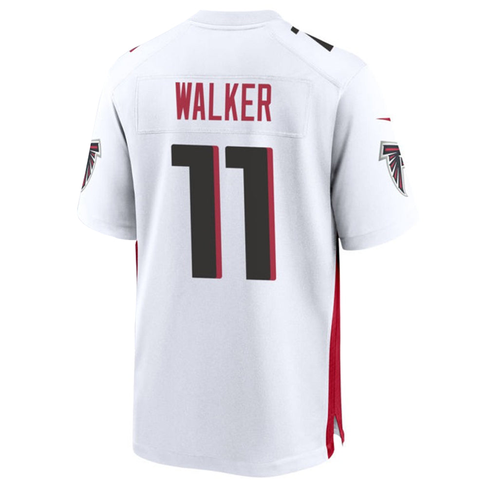 A.Falcons #11 Jalon Walker Player White Home Game Odoa Stitched Jerseys