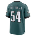 Odoa P.Eagles #54 Jeremiah Trotter Jr. Green Game Jersey