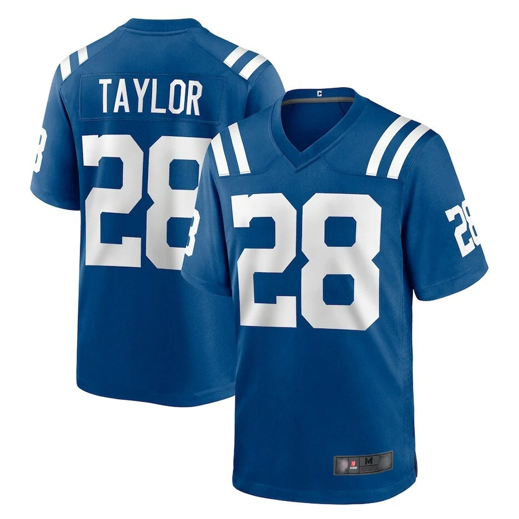 IN.Colts #28 Jonathan Taylor Player Royal Home Game Odoa Stitched Jerseys