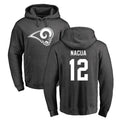 LA.Rams #12 Puka Nacua Player Gray Pullover Hoodie Limited Game Odoa Stitched Jerseys