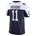 Odoa D.Cowboys #11 Micah Parsons Navy Vapor F.U.S.E. Limited Jersey