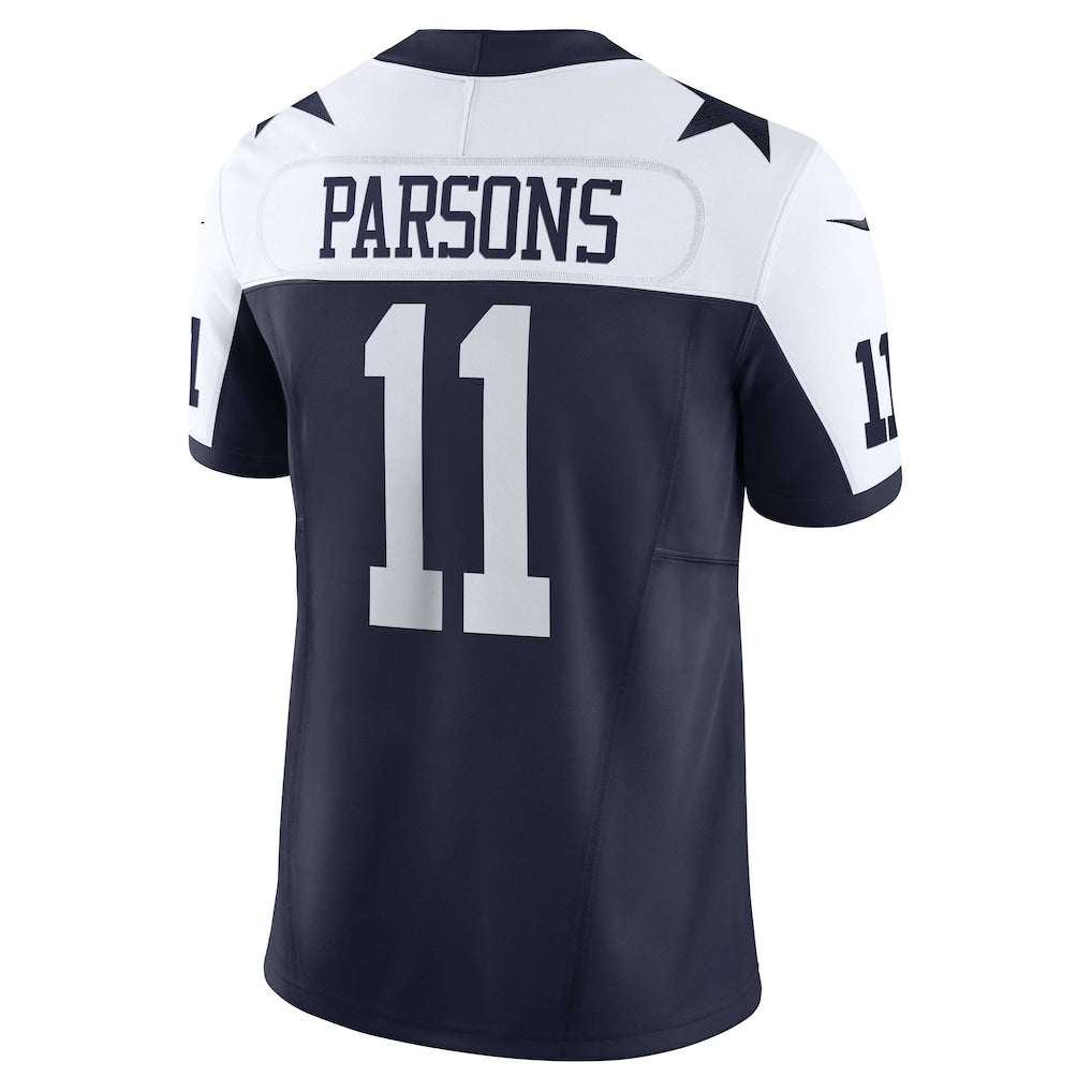 Odoa D.Cowboys #11 Micah Parsons Navy Vapor F.U.S.E. Limited Jersey