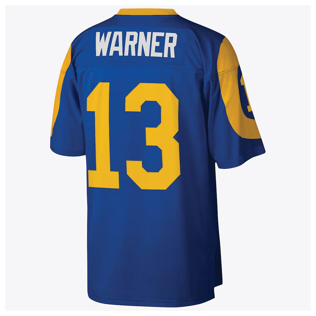LA.Rams #13 Kurt Warner Player Royal Mitchell & Ness Legacy Retired Limited Odoa Stitched Jerseys