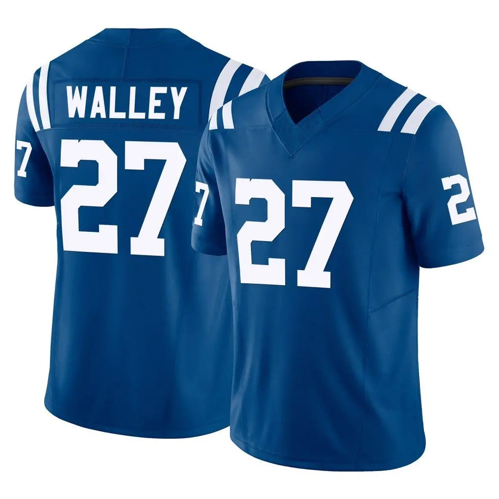 IN.Colts #27 Justin Walley Player Royal Limited Vapor F.U.S.E. Home Game Odoa Stitched Jerseys