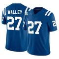 IN.Colts #27 Justin Walley Player Royal Limited Vapor F.U.S.E. Home Game Odoa Stitched Jerseys