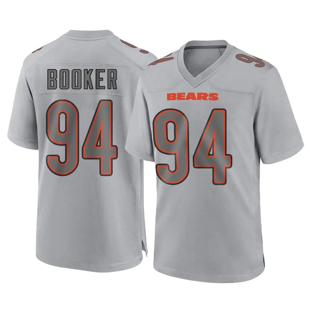 C.Bears #94 Austin Booker Player Gray Atmosphere Fashion Game Odoa Stitched Jerseys