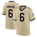 NO.Saints #6 Tyler Shough Player Gold Home Game Odoa Stitched Jerseys