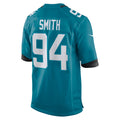 Odoa J.Jaguars #94 Maason Smith Teal Team Game Jersey
