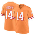 TB.Buccaneers #14 Chris Godwin Jr. Player Orange Throwback Home Game Odoa Stitched Jerseys