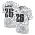 P.Eagles #26 Saquon Barkley Player Arctic Camo Salute to Service Limited Game Odoa Stitched Jerseys