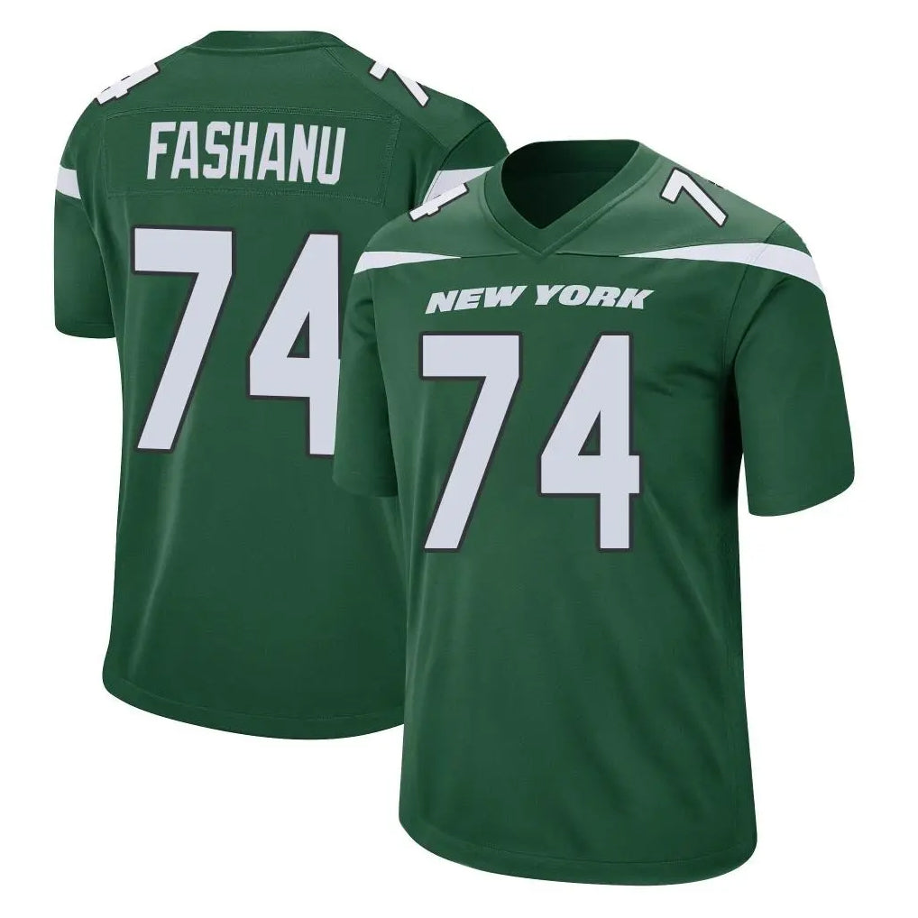 NY.Jets #74 Olu Fashanu Player Green Home Game Odoa Stitched Jerseys