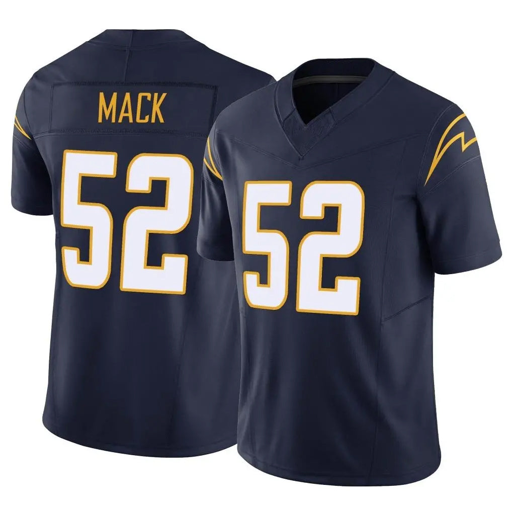LA.Chargers #52 Khalil Mack Player Navy Limited Vapor F.U.S.E. Home Game Odoa Stitched Jerseys