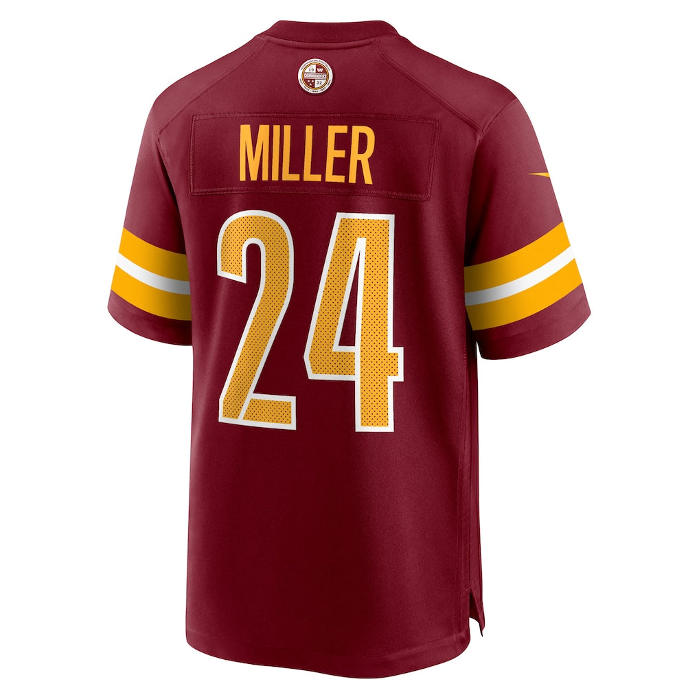 Odoa W.Commanders #24 Von Miller Burgundy Team Game Jersey