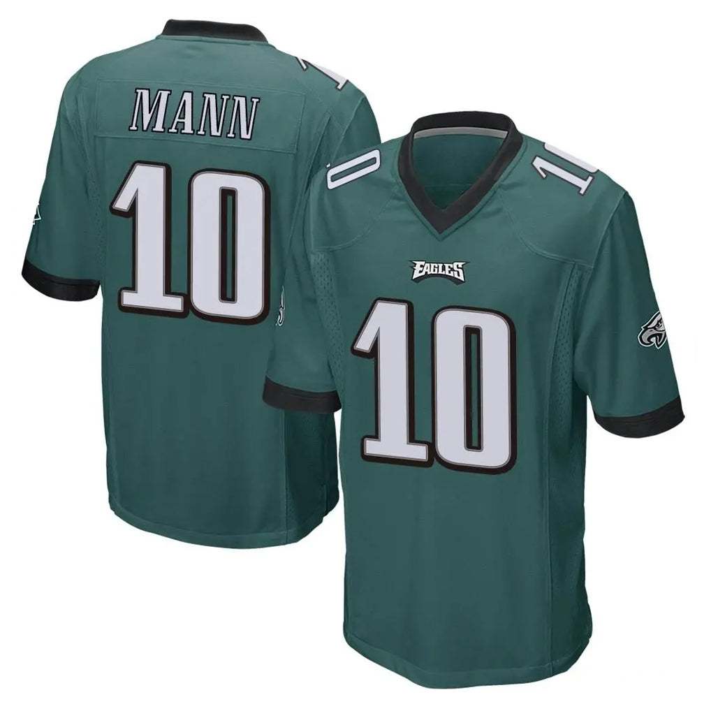 P.Eagles #10 Braden Mann Player Team Color Green Home Game Odoa Stitched Jerseys