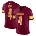 W.Commanders #4 Frankie Luvu Player Burgundy Limited Vapor Home Game Odoa Stitched Jerseys