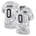 NY.Giants #0 Brian Burns Player Arctic Camo Salute To Service Limited Game Odoa Stitched Jerseys