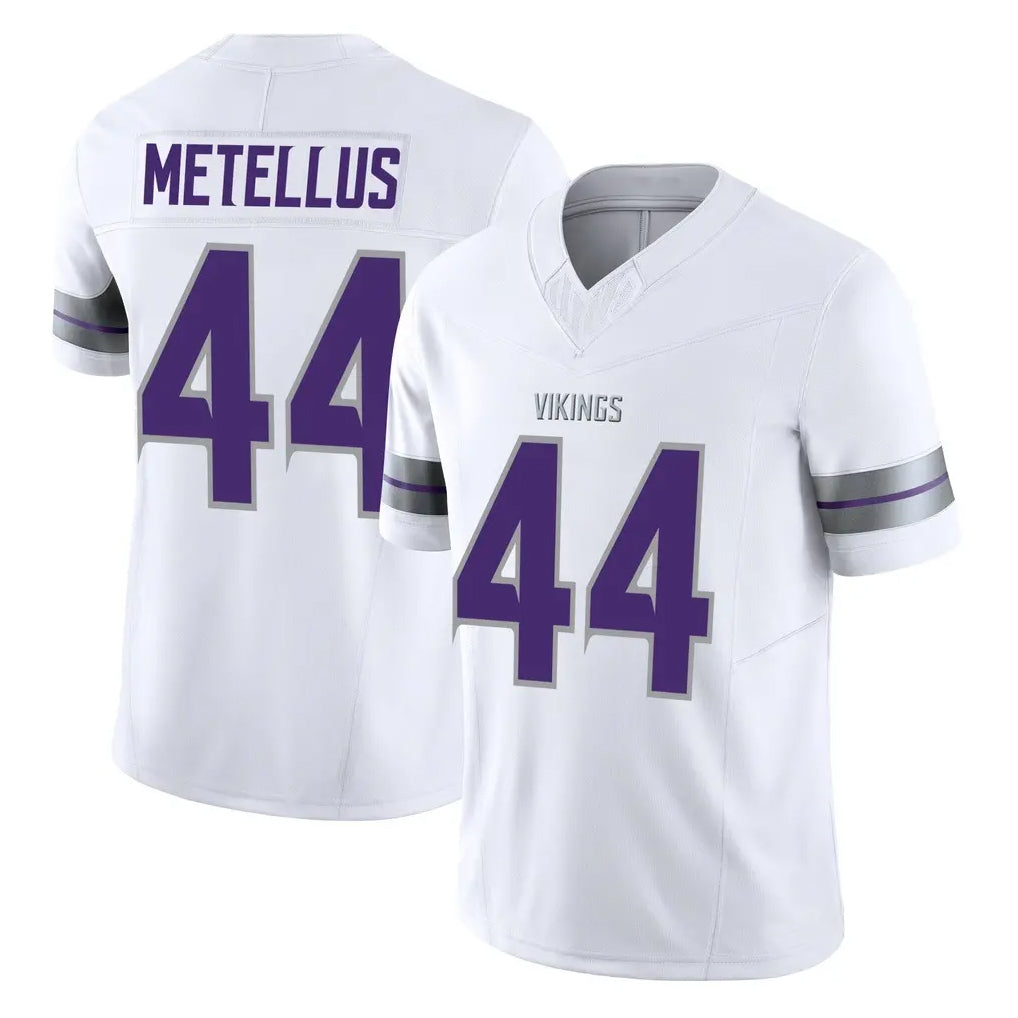 M.Vikings #44 Josh Metellus Player White Limited Alternate Vapor F.U.S.E. Home Game Odoa Stitched Jerseys