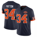 C.Bears #34 Walter Payton Player Navy Limited 2026 Rivalries Collection Home Game Odoa Stitched Jerseys