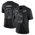 Odoa D.Lions #0 Jahmyr Gibbs Player Black Limited 2026 Salute to Service Home Game Stitched Jerseys