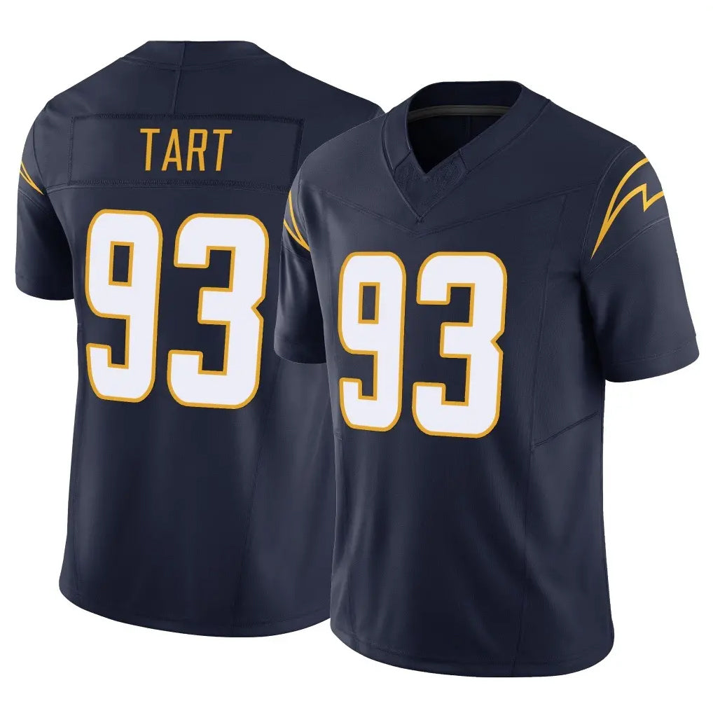 LA.Chargers #93 Teair Tart Player Navy Limited Vapor F.U.S.E. Home Game Odoa Stitched Jerseys