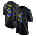 LA.Rams #3 Kam Curl Player Black Fashion Limited Home Game Odoa Stitched Jerseys