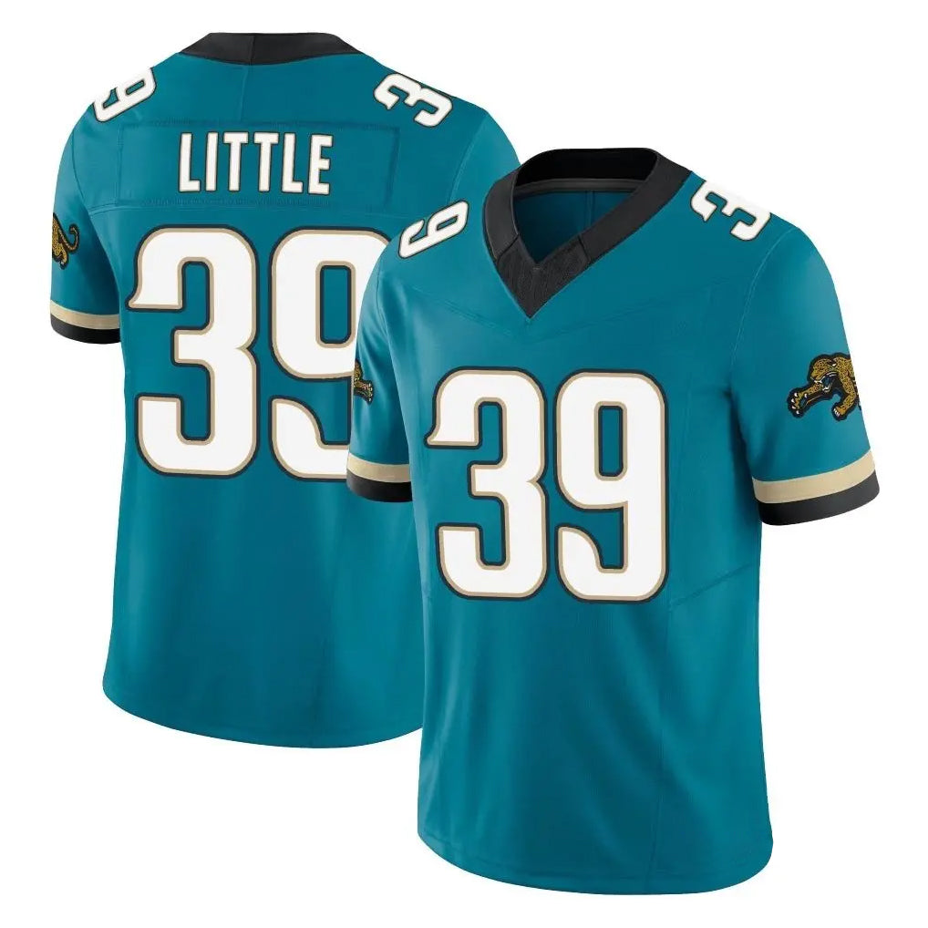 J.Jaguars #39 Cam Little Player Teal Prowler Throwback Vapor F.U.S.E. Limited Home Game Odoa Stitched Jerseys
