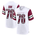 W.Commanders #76 Sam Cosmi Player White Game Home Odoa Stitched Jerseys