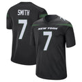 NY.Jets #7 Geno Smith Player Stealth Black Home Game Odoa Stitched Jerseys