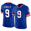 NY.Giants #9 Lsaiah Likely Player Royal Classic Vapor Home Game Odoa Stitched Jerseys
