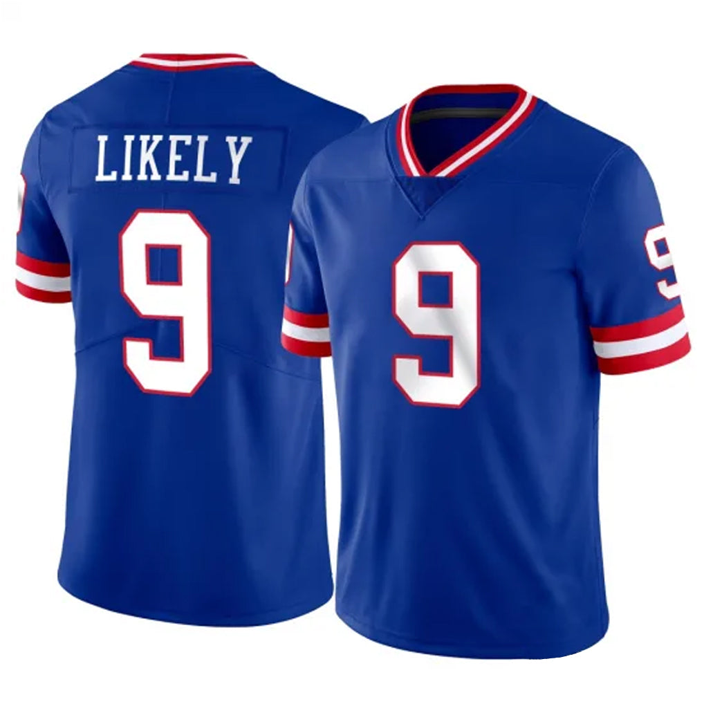 NY.Giants #9 Lsaiah Likely Player Royal Classic Vapor Home Game Odoa Stitched Jerseys