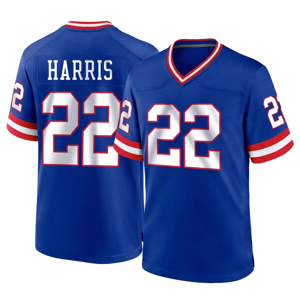 NY.Giants #22 Najee Harris Player Royal Classic Home Game Odoa Stitched Jerseys