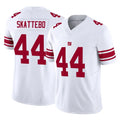 NY.Giants #44 Cam Skattebo Player White Limited Vapor F.U.S.E. Home Game Odoa Stitched Jerseys