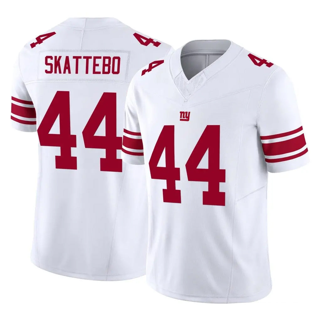 NY.Giants #44 Cam Skattebo Player White Limited Vapor F.U.S.E. Home Game Odoa Stitched Jerseys