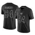 TB.Buccaneers #94 Calijah Kancey Player Black Reflective Limited Home Game Odoa Stitched Jerseys
