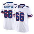 B.Bills #66 Connor McGovern Player White Vapor F.U.S.E. Jersey Limited Home Game Odoa Stitched Jerseys