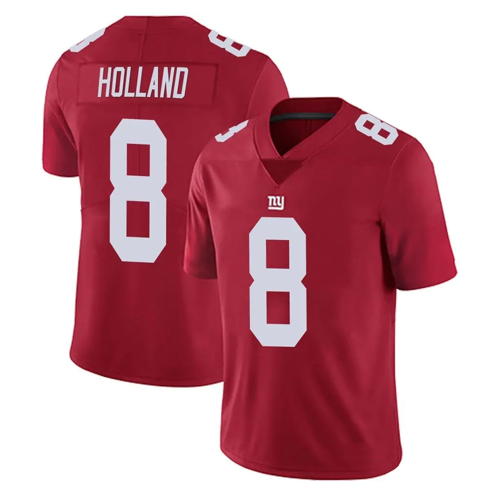 NY.Giants #8 Jevon Holland Player Red Limited Vapor Untouchable Home Game Odoa Stitched Jerseys